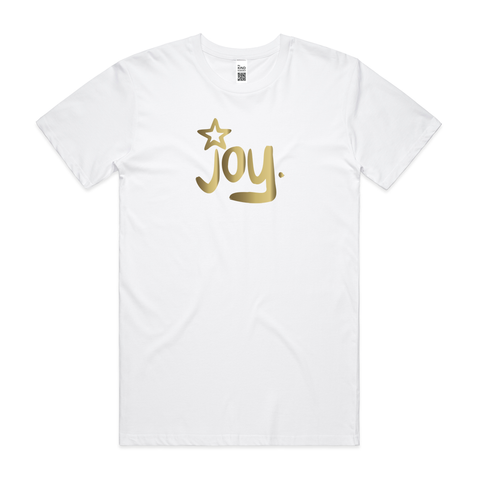 joy. | Gold | Adult XMAS Tee